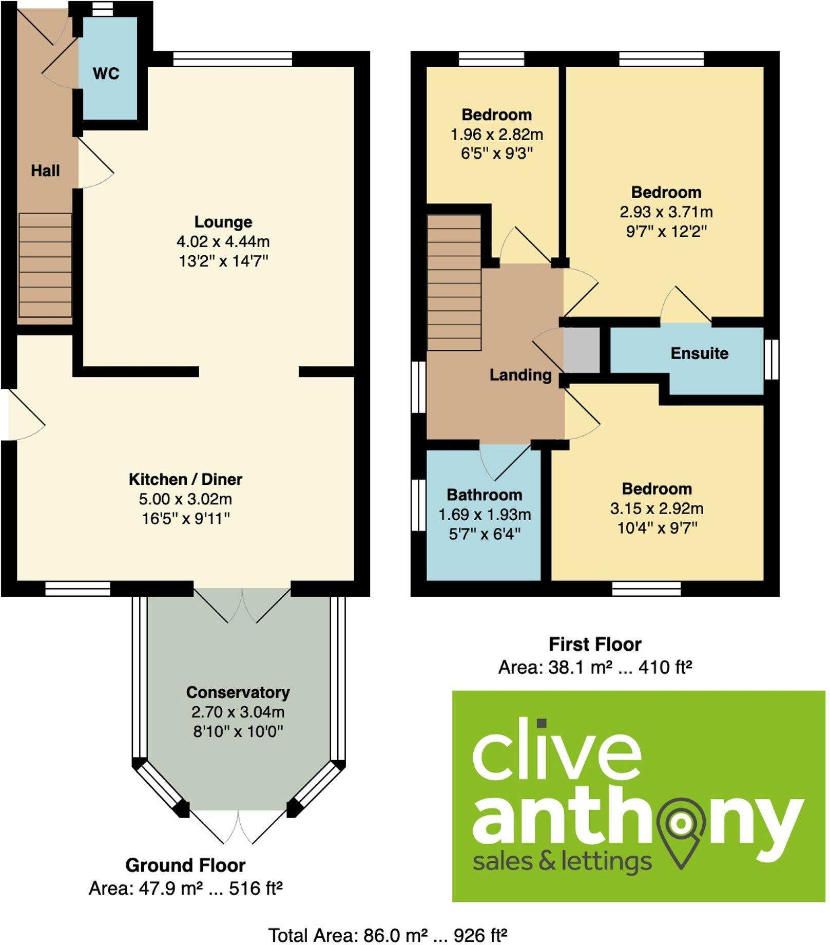 19 Parkside Close, Manchester floorplan