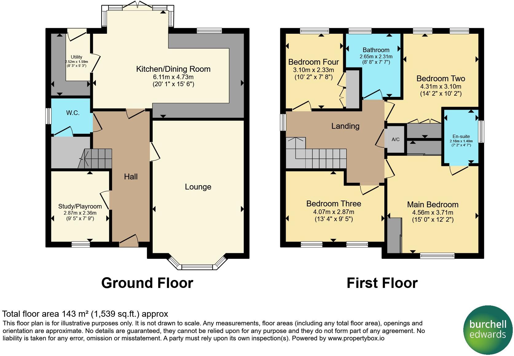 Rook Drive, Burton-On-Trent floorplan