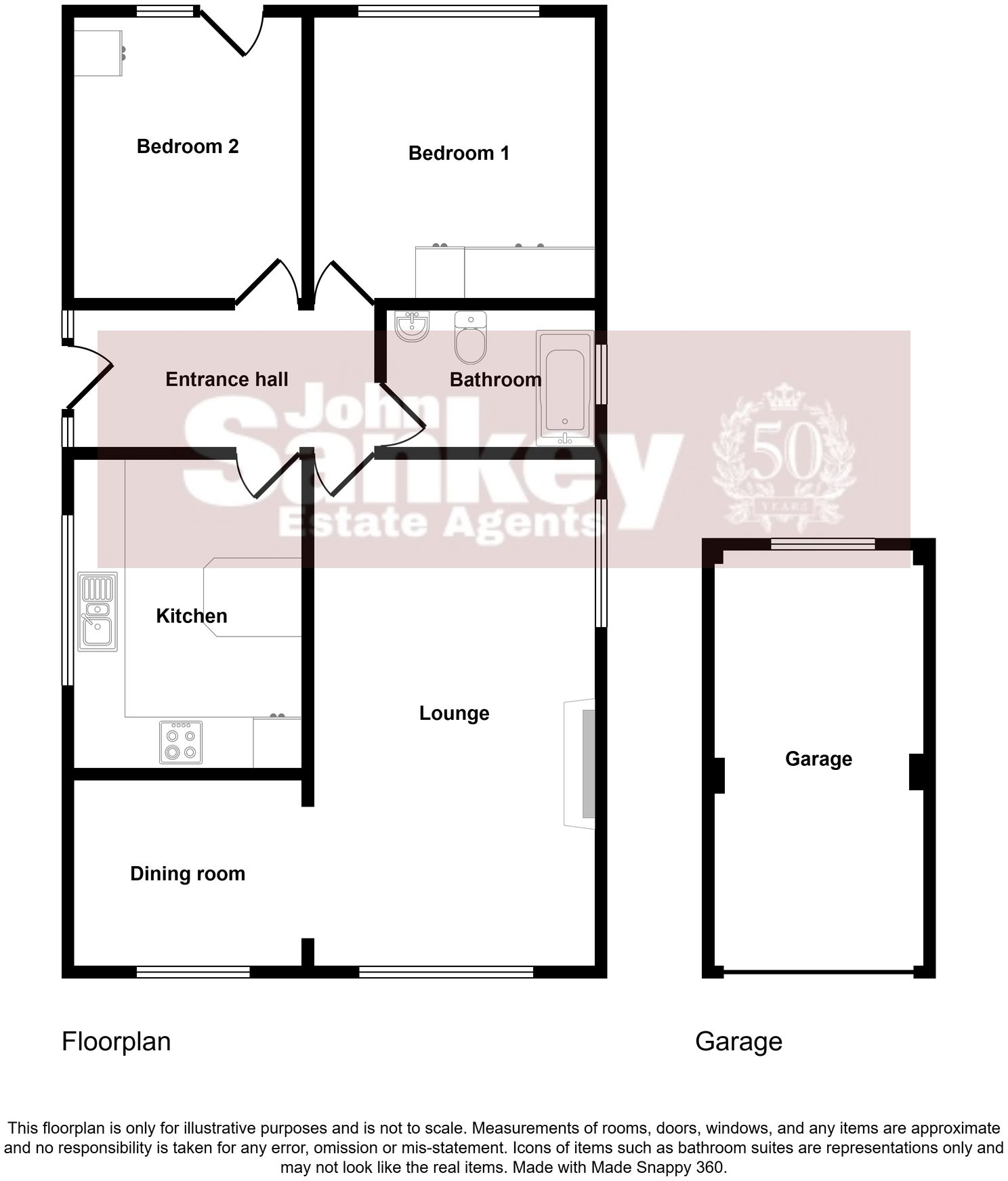 Windsor Gardens, Mansfield, NG18 floorplan