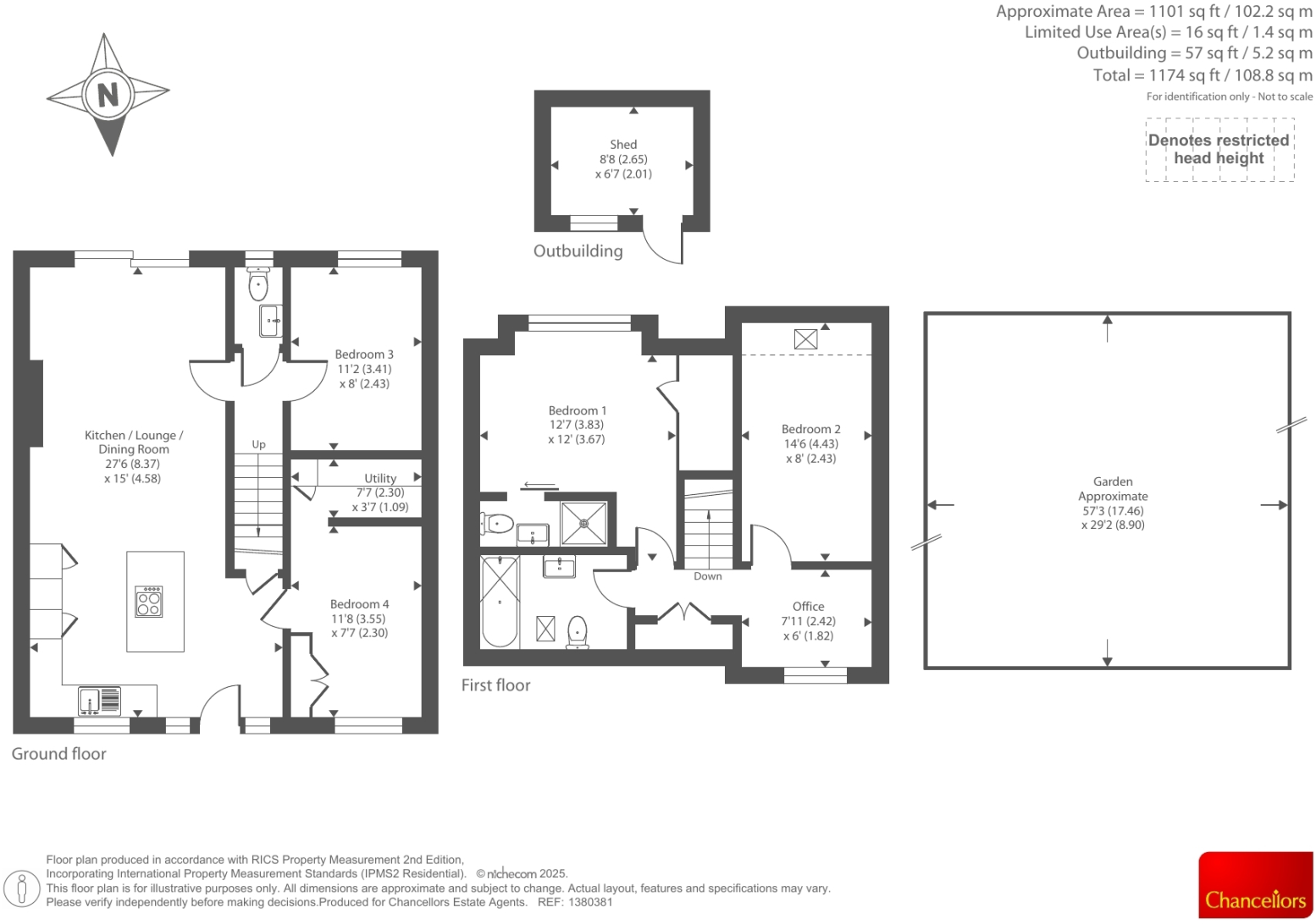 Woodstock, Oxfordshire, OX20 floorplan