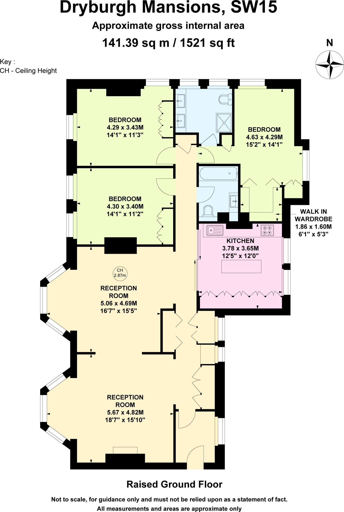 Egliston Road, London, SW15 floorplan