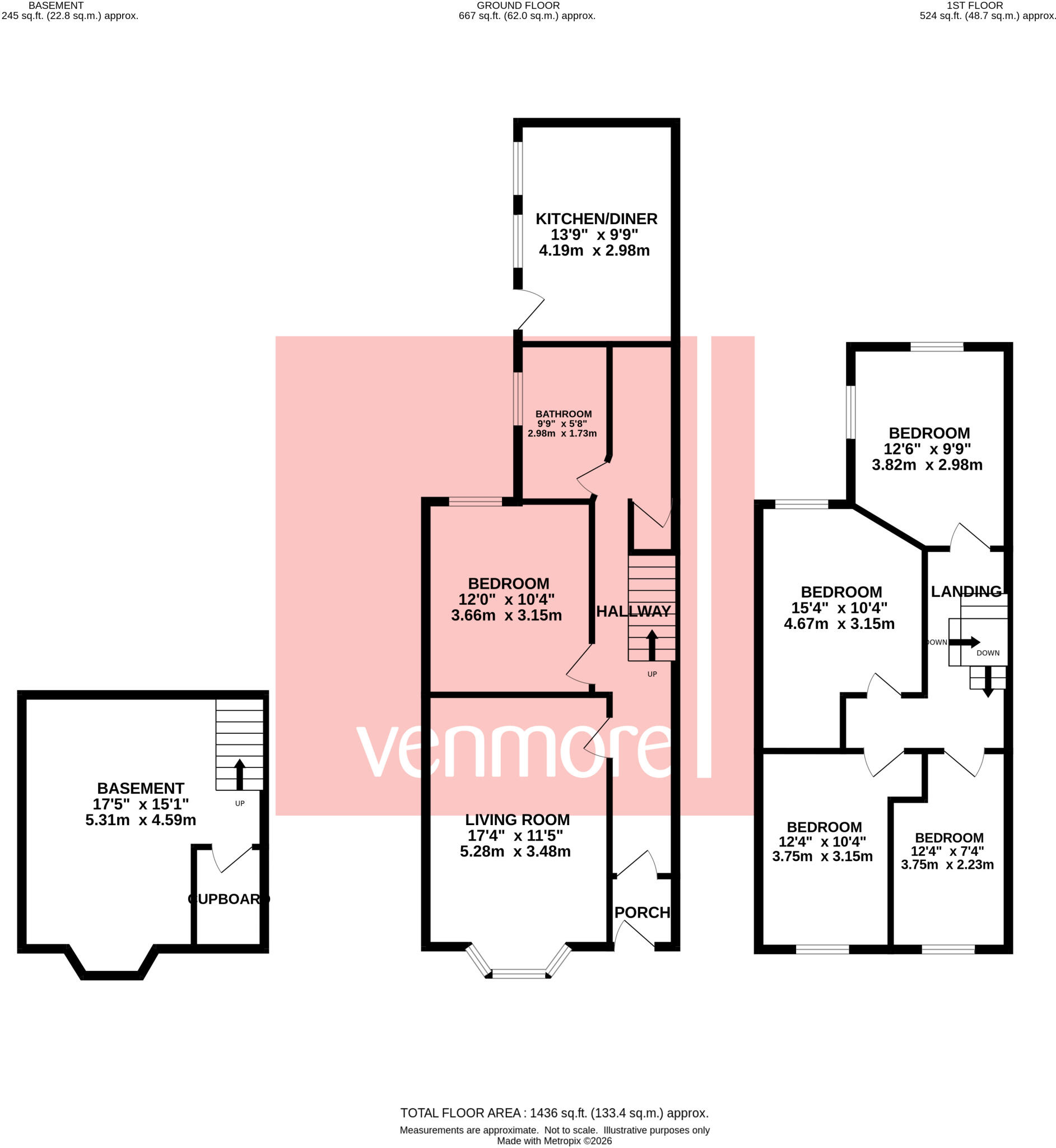 Ferndale Road, Wavertree, Liverpool, Merseyside, L15 floorplan