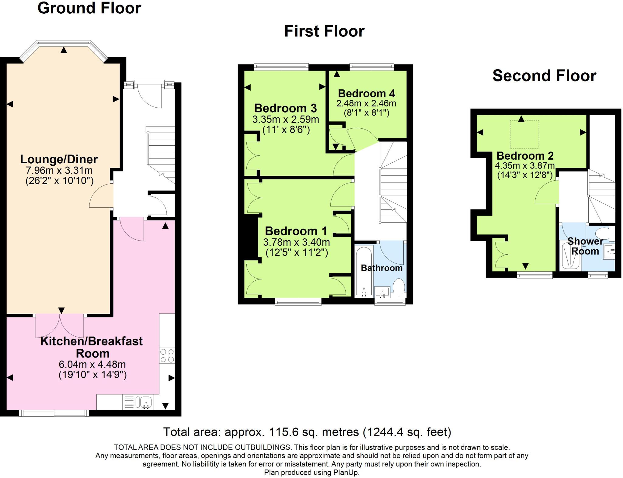 Mile Oak Road, Southwick floorplan