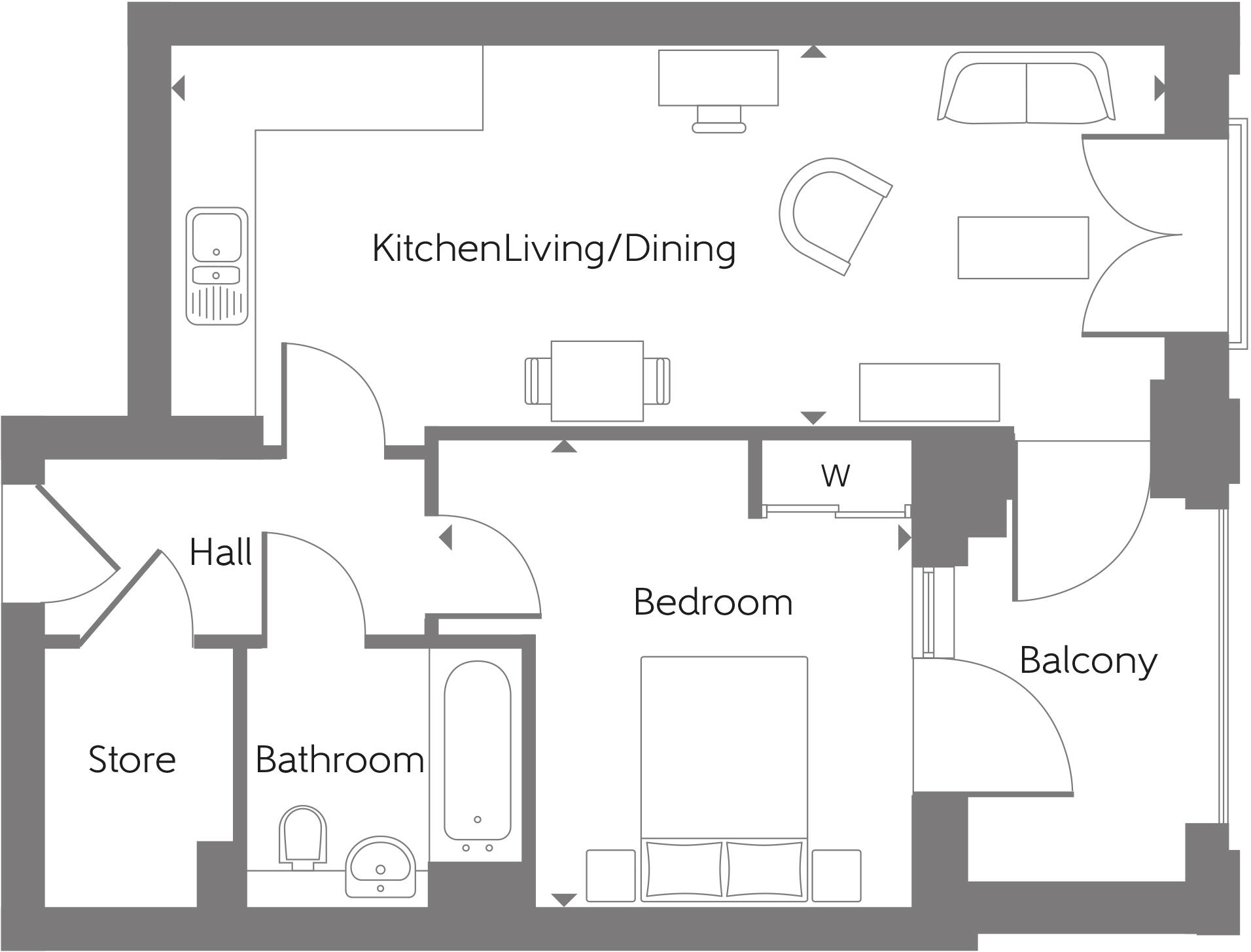 Fielders Quarter
Fielders Crescent
Barking
London
IG11 0FU floorplan