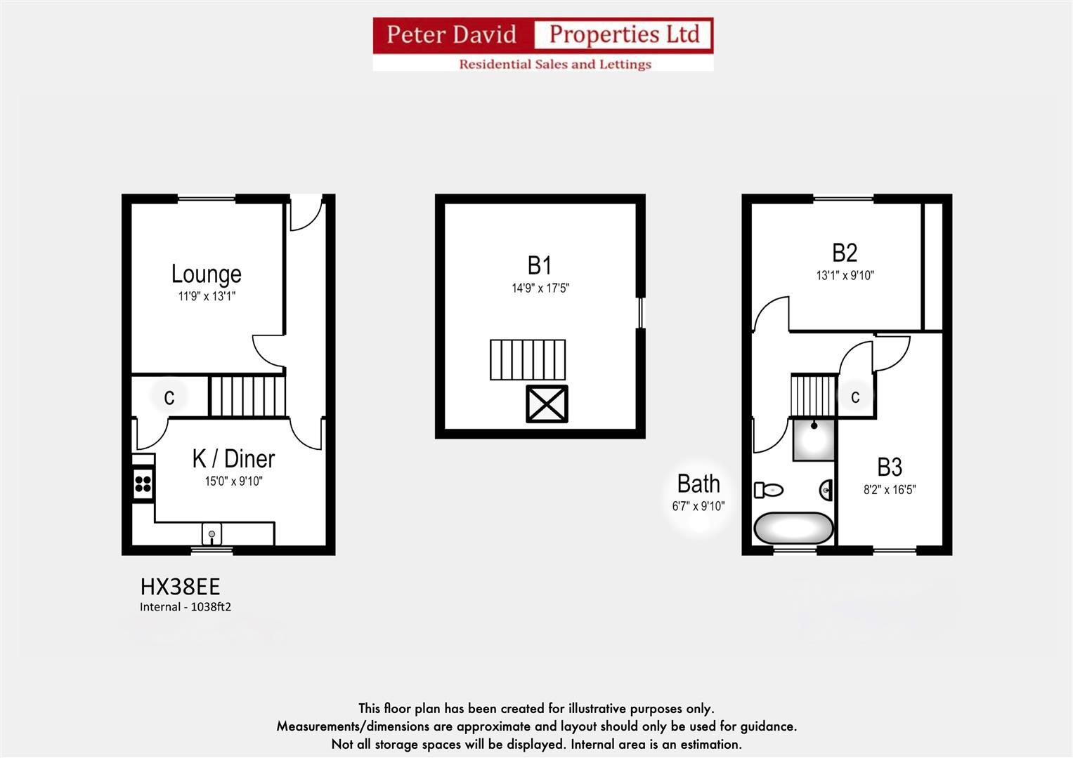 Brooklands, Halifax floorplan