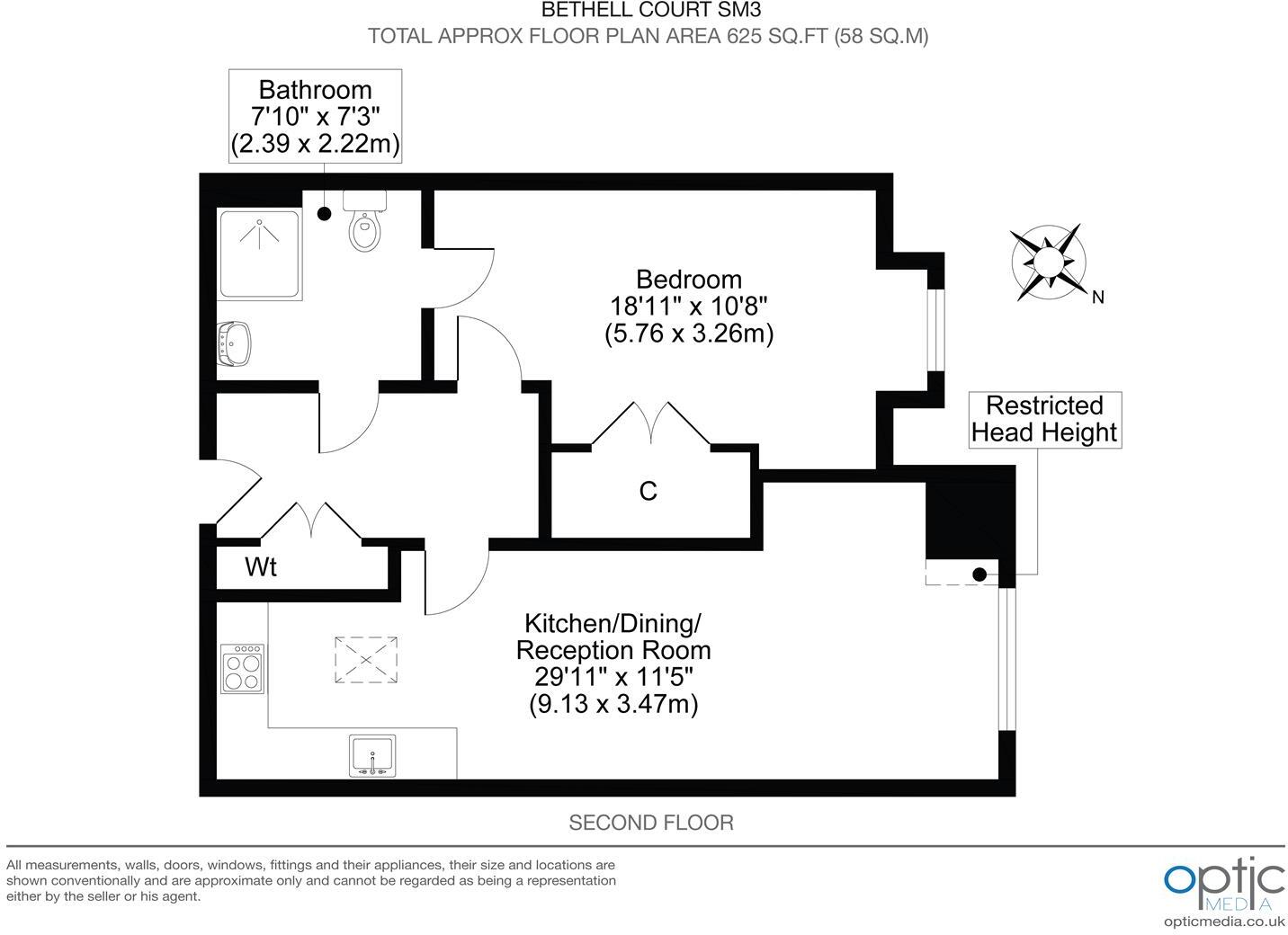 Mickleham Gardens, Cheam floorplan