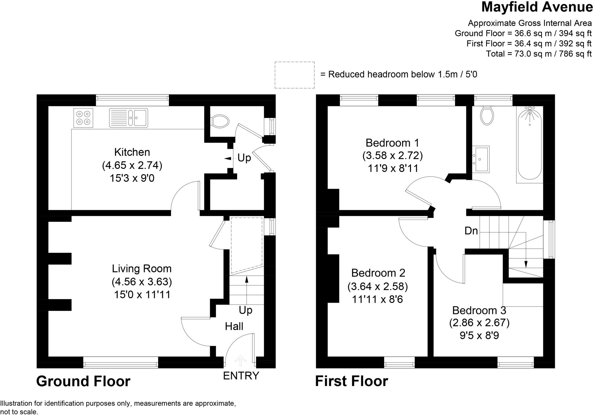Mayfield Avenue, Worcester floorplan