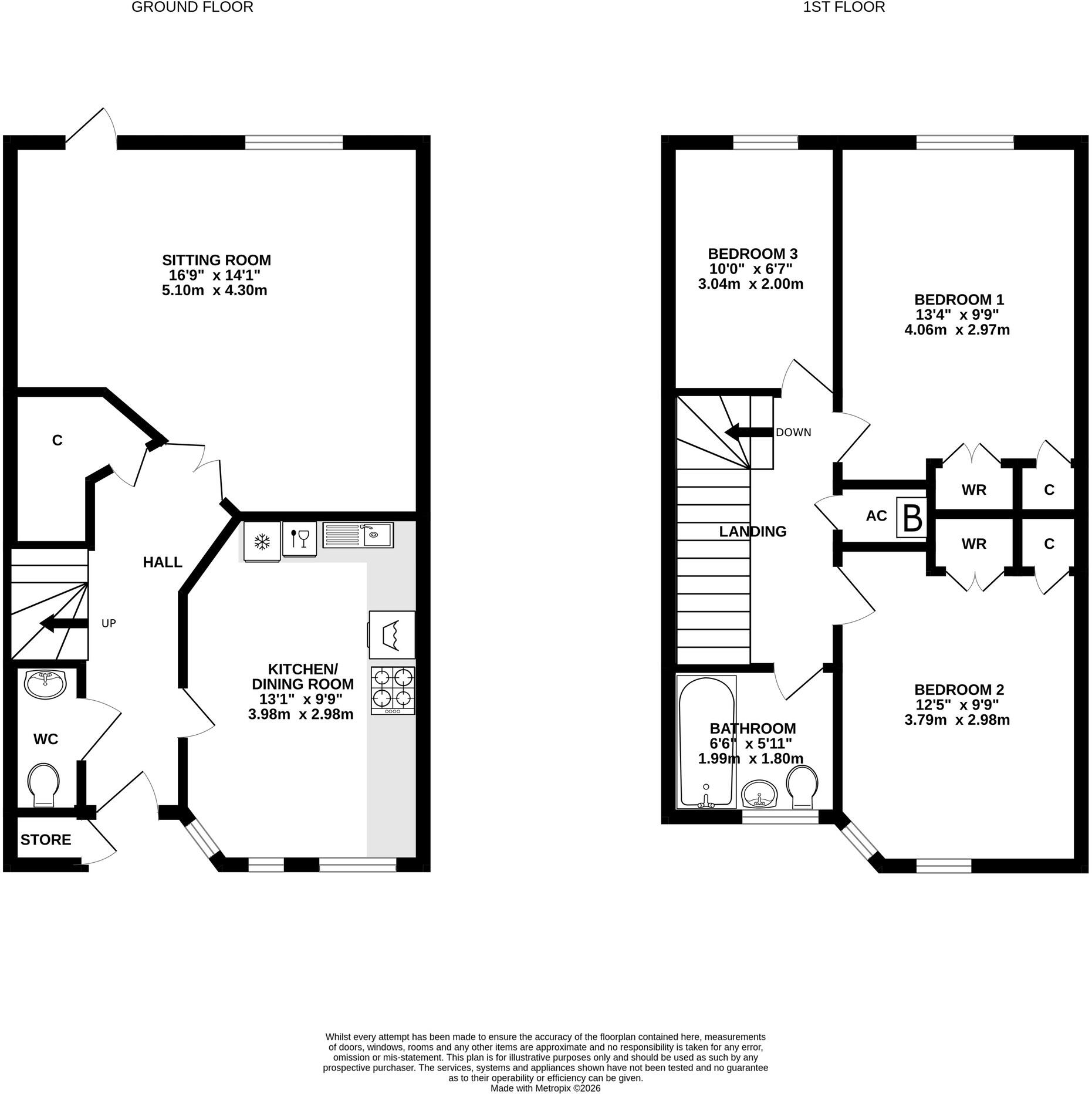 Morgans Yard, Wells floorplan