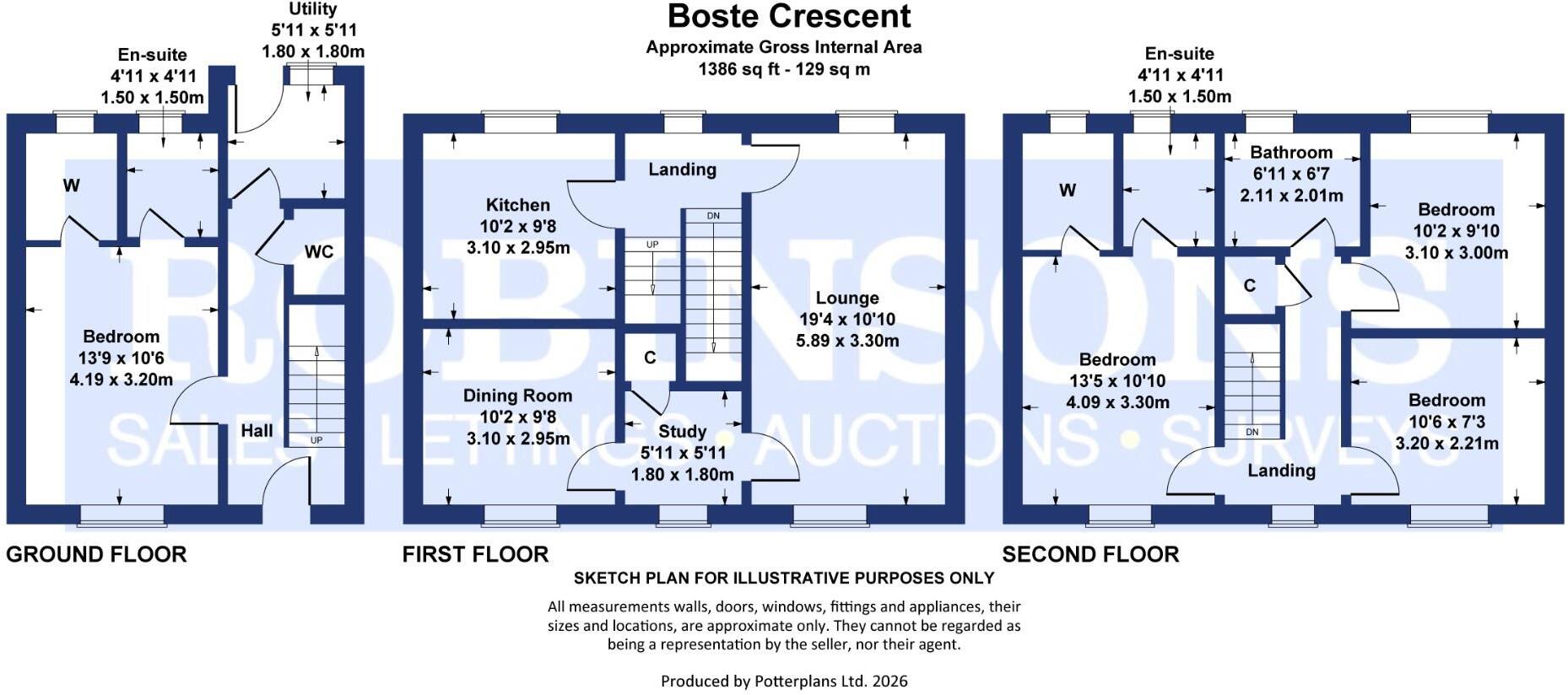 Boste Crescent, North End, Durham floorplan