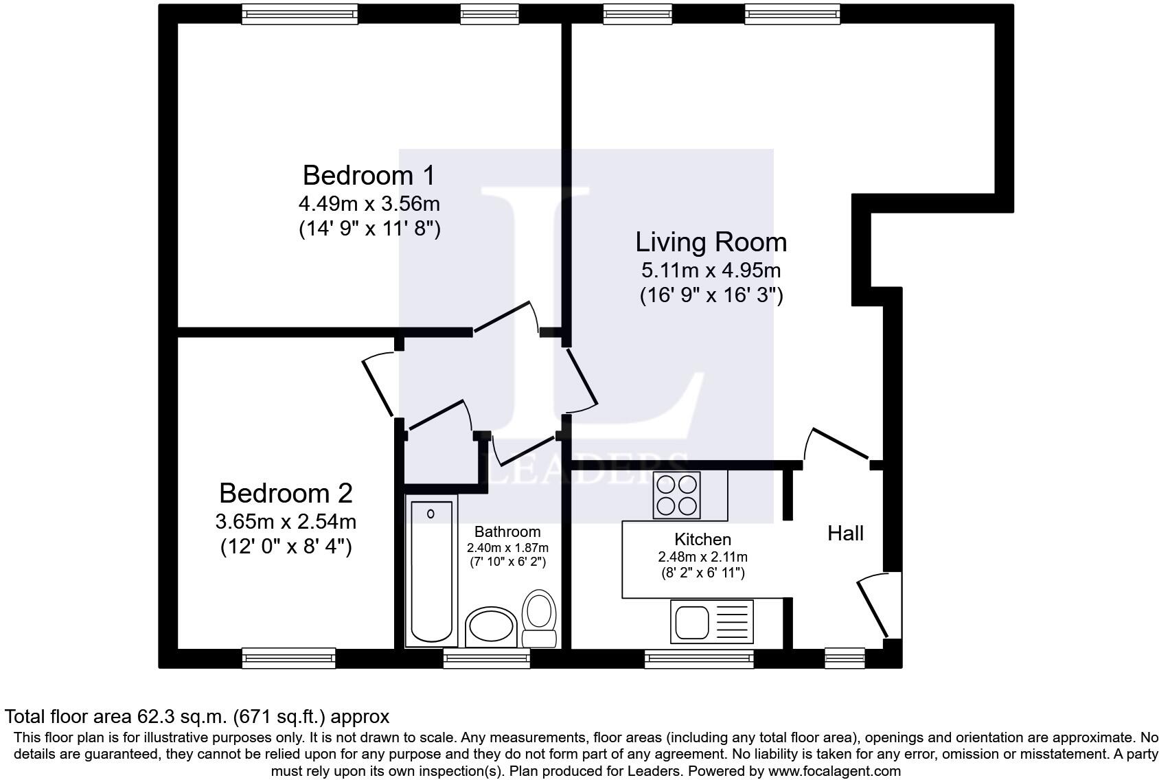 North Lane, East Preston, Littlehampton, BN16 floorplan