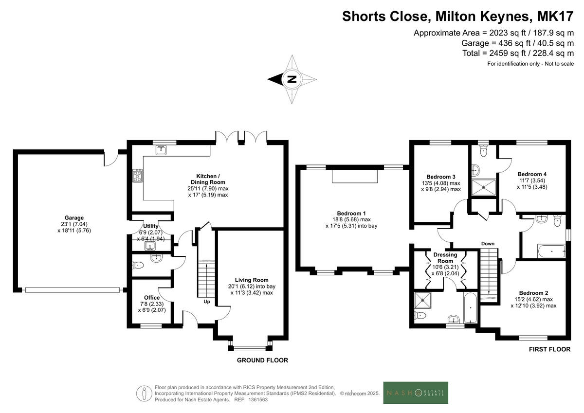 Shorts Close, Great Horwood, MK17 floorplan