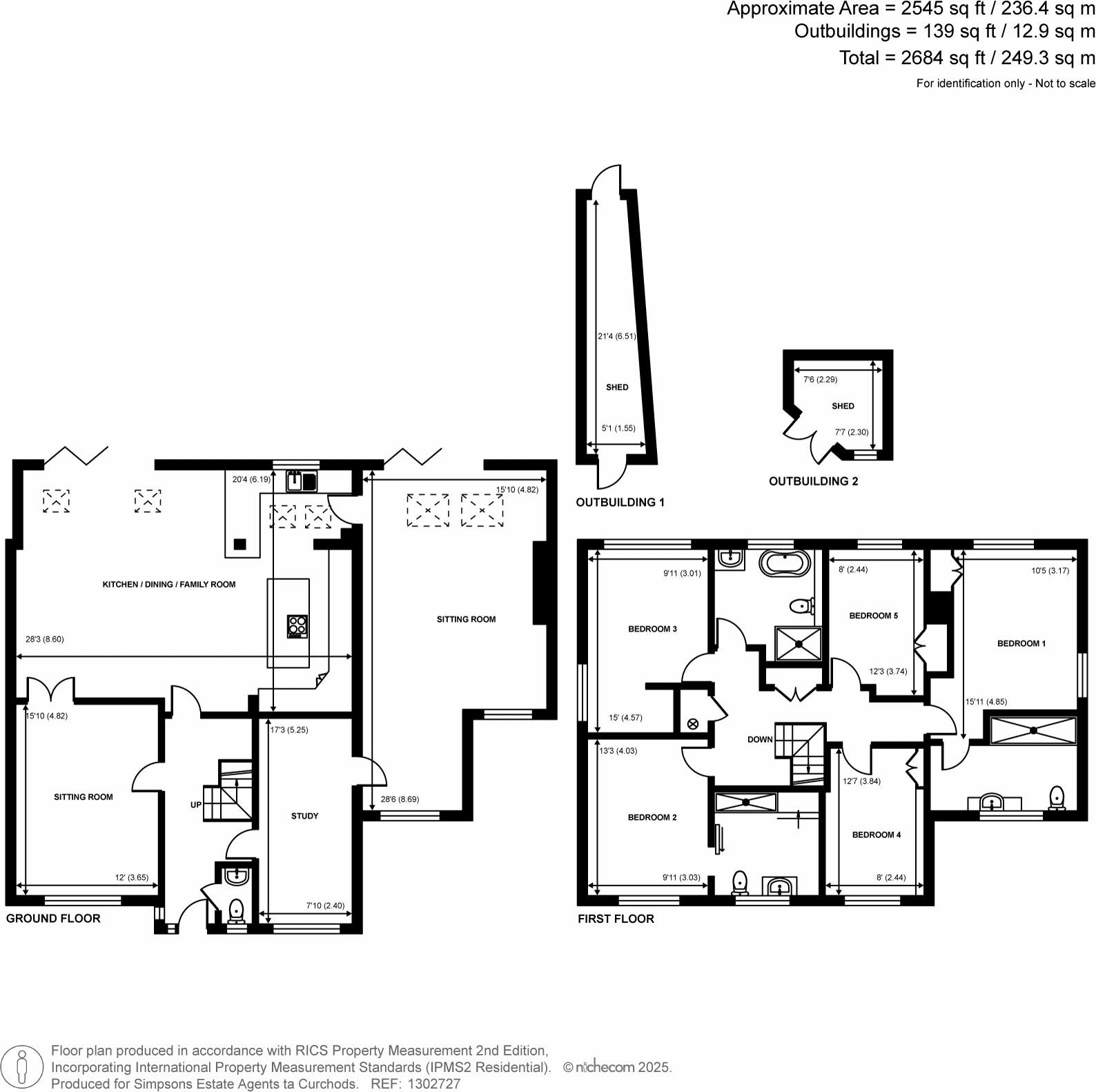 Russetts Close, Horsell, GU21 floorplan