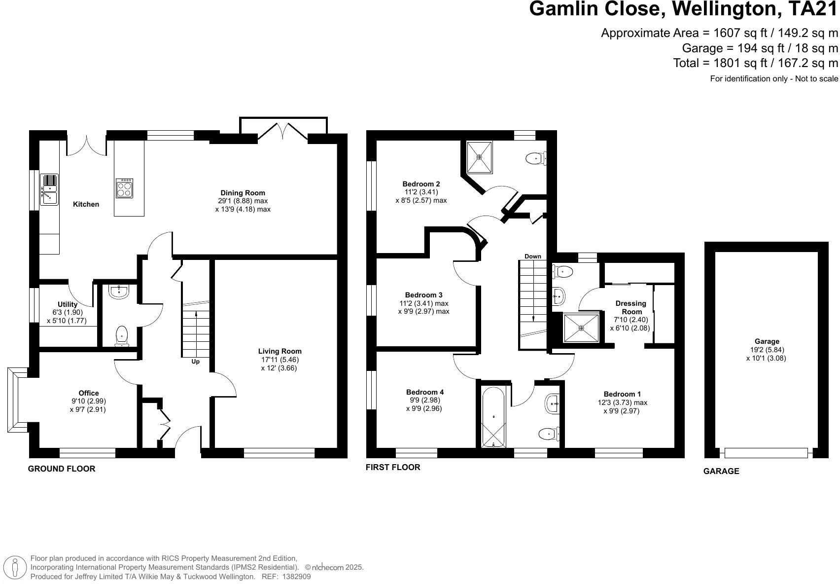 23, Gamlin Close, Wellington floorplan