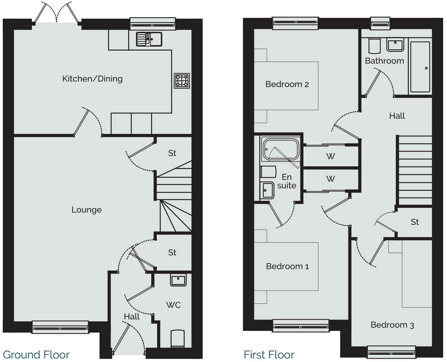 Abernethy Road, Newmains, North Lanarkshire, ML2 floorplan