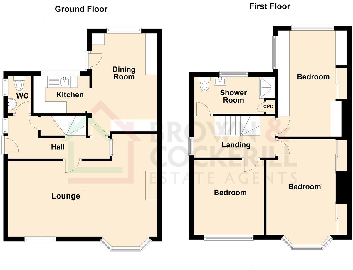 Warren Road, Hillmorton, Rugby, CV22 floorplan