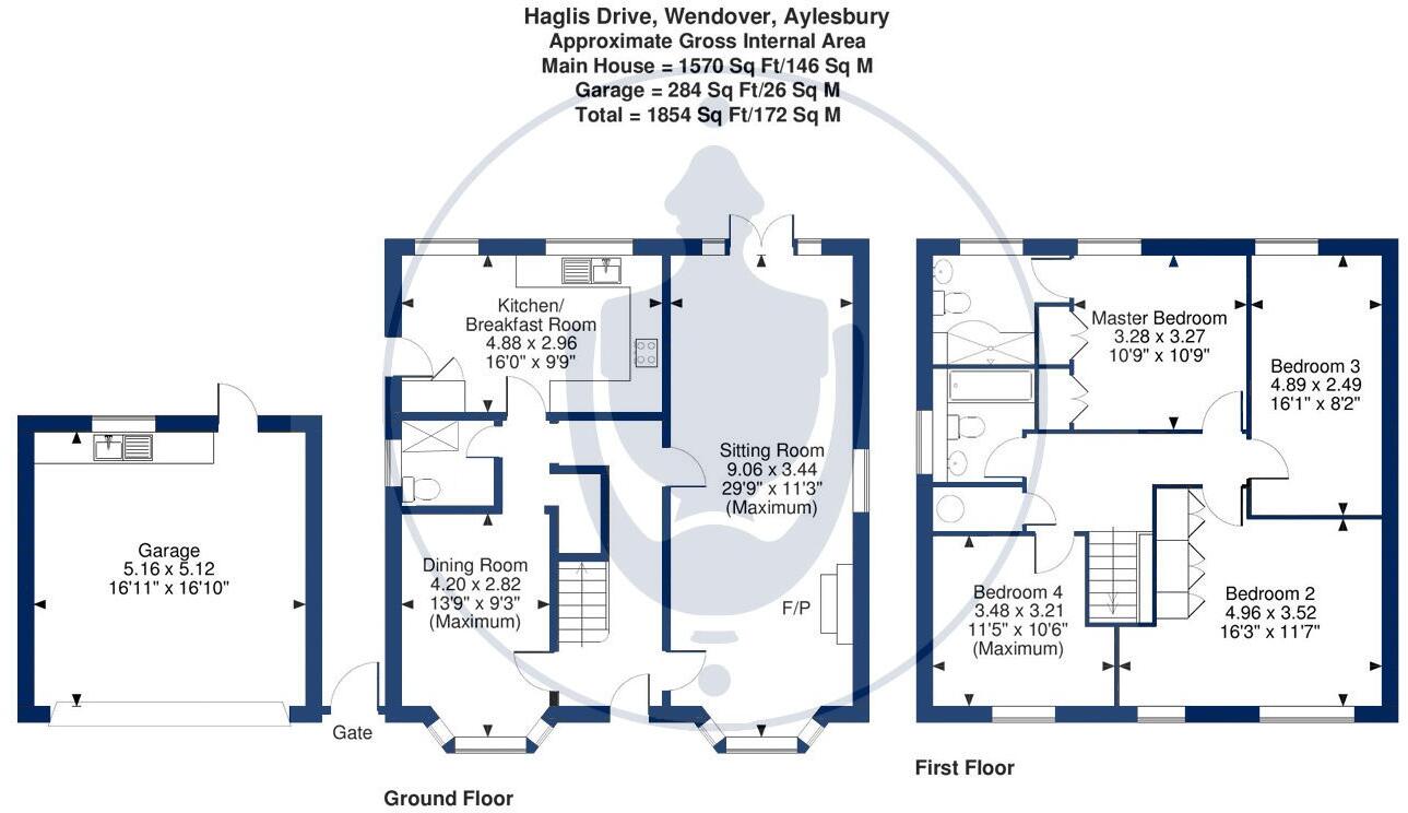 Large Corner Plot - Haglis Drive, Wendover floorplan