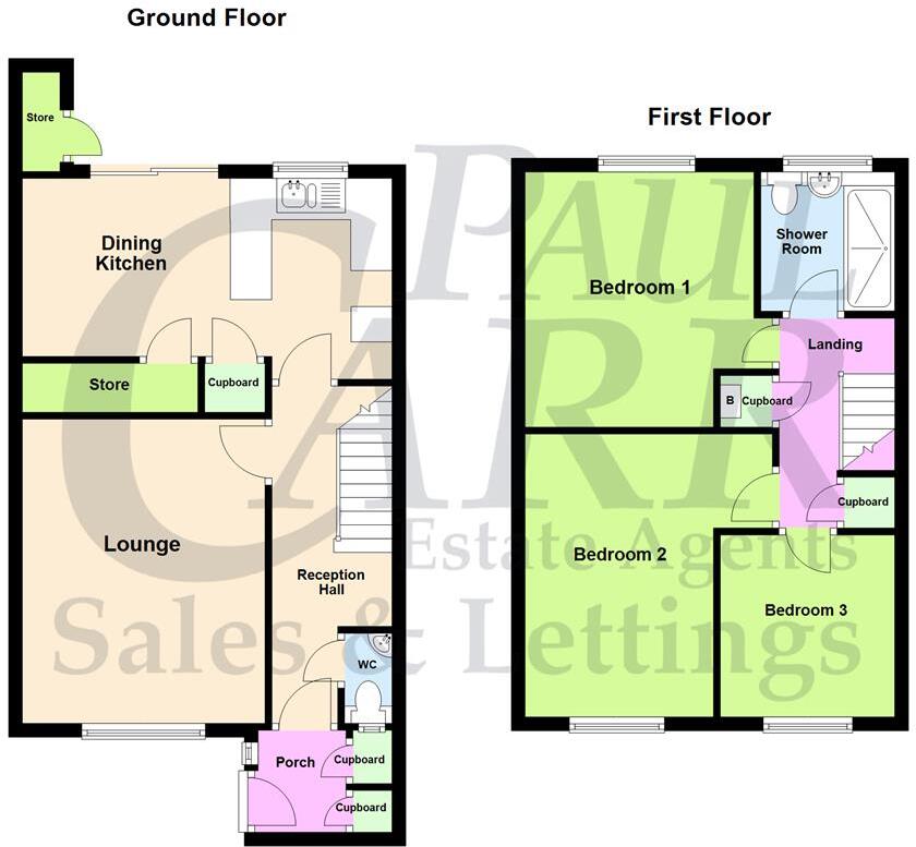 Hales Gardens, Erdington Birmingham B23 5DF floorplan