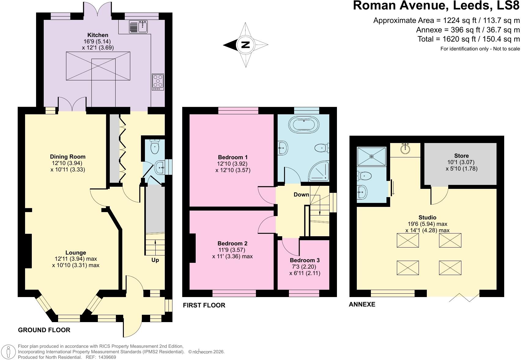 Roman Avenue, Roundhay, Leeds, LS8 floorplan