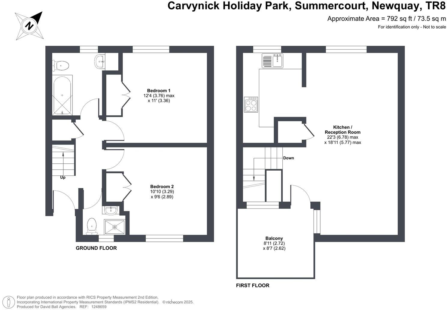 Carvynick Cottages, Summercourt floorplan