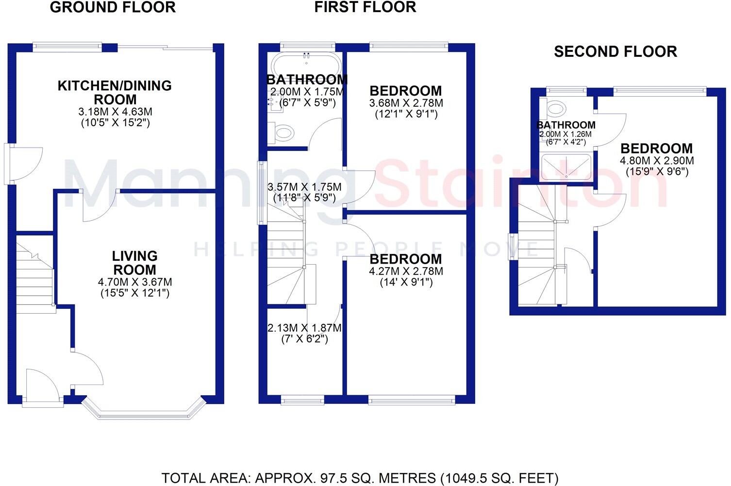 Greenacre Park Avenue, Rawdon, Leeds, West Yorkshire floorplan