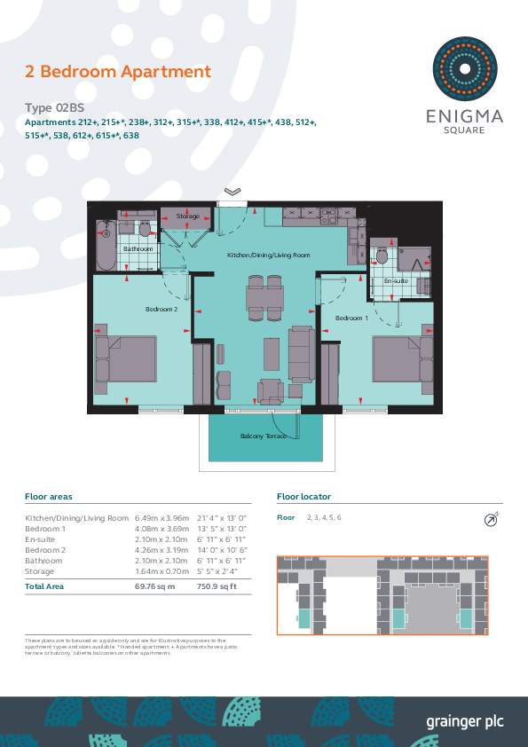 Enigma Square, Milton Keynes Milton Keynes MK9 floorplan