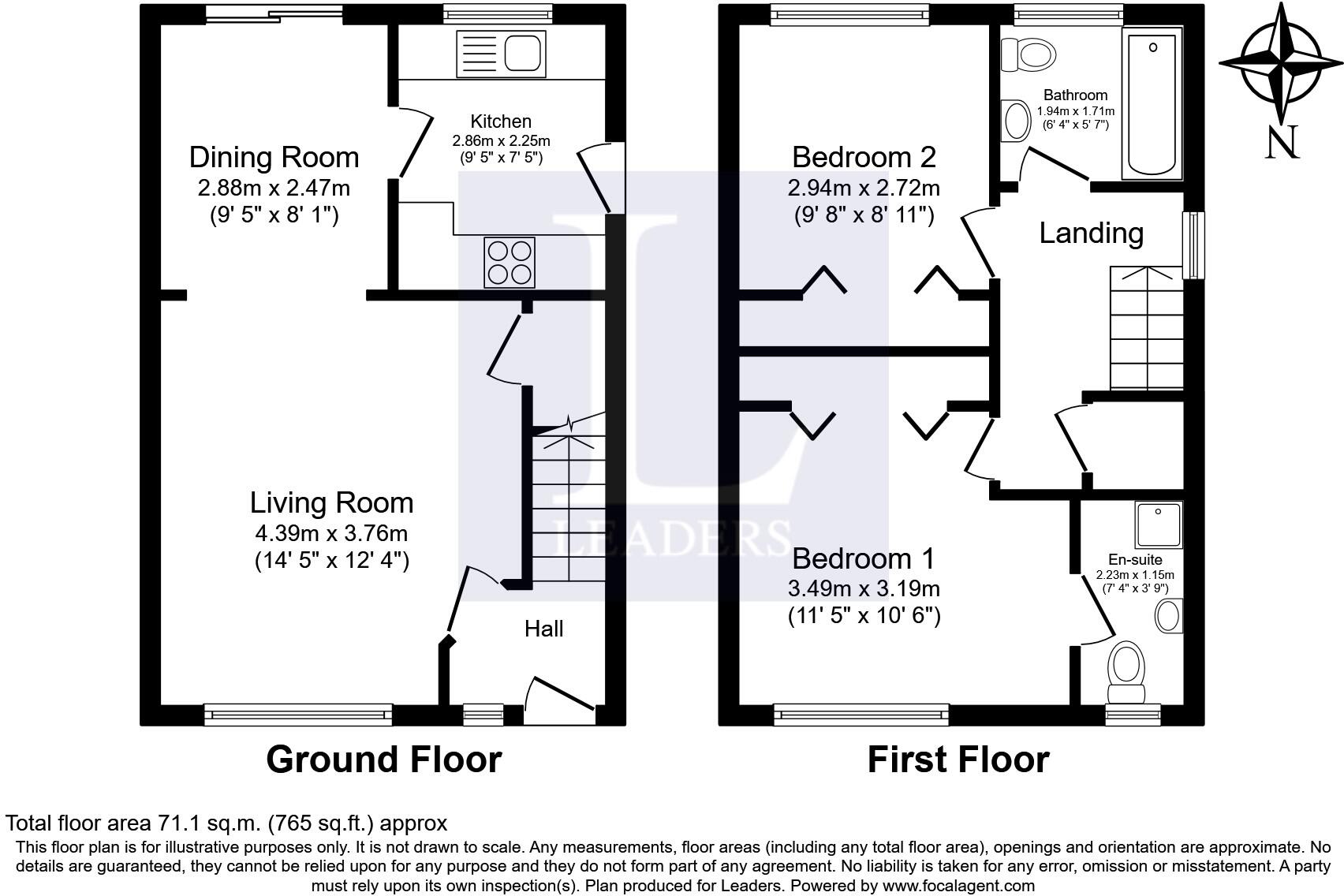 Avebury Close, Horsham, West Sussex, RH12 floorplan