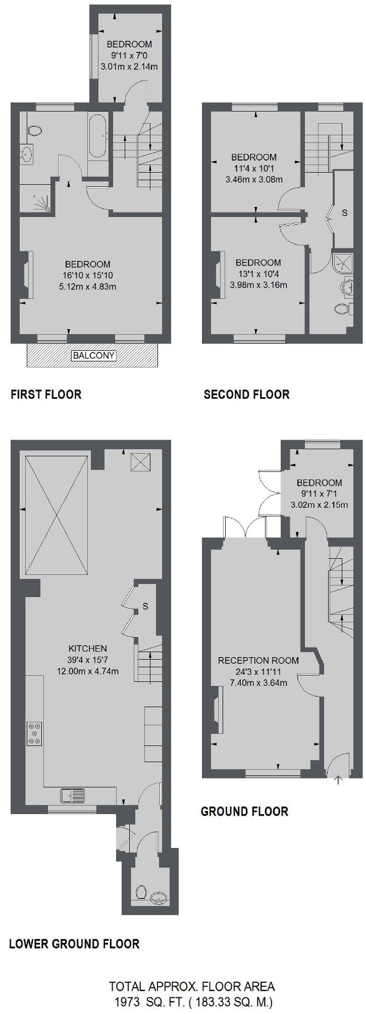 Harewood Avenue, Marylebone floorplan