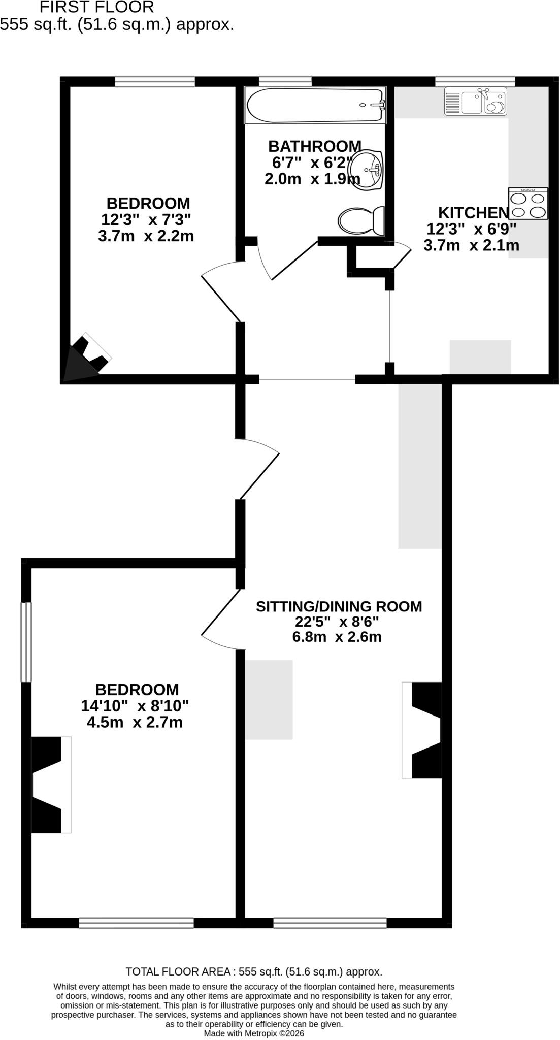 St. Ann Street, Salisbury, Wiltshire, SP1 floorplan