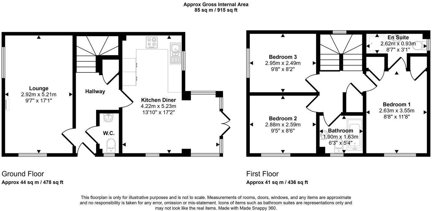 Hendre Wen, Abergele, Conwy, LL22 9BX floorplan
