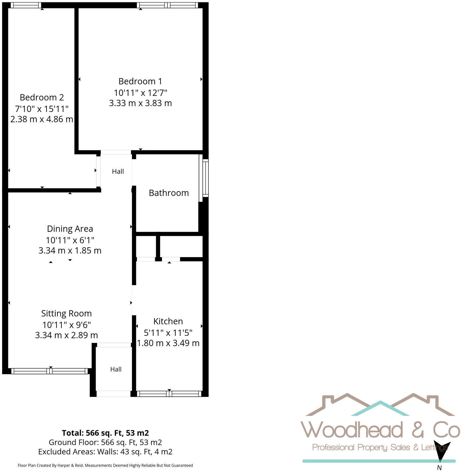 Hunters Way, Brixworth, NN6 9EL floorplan