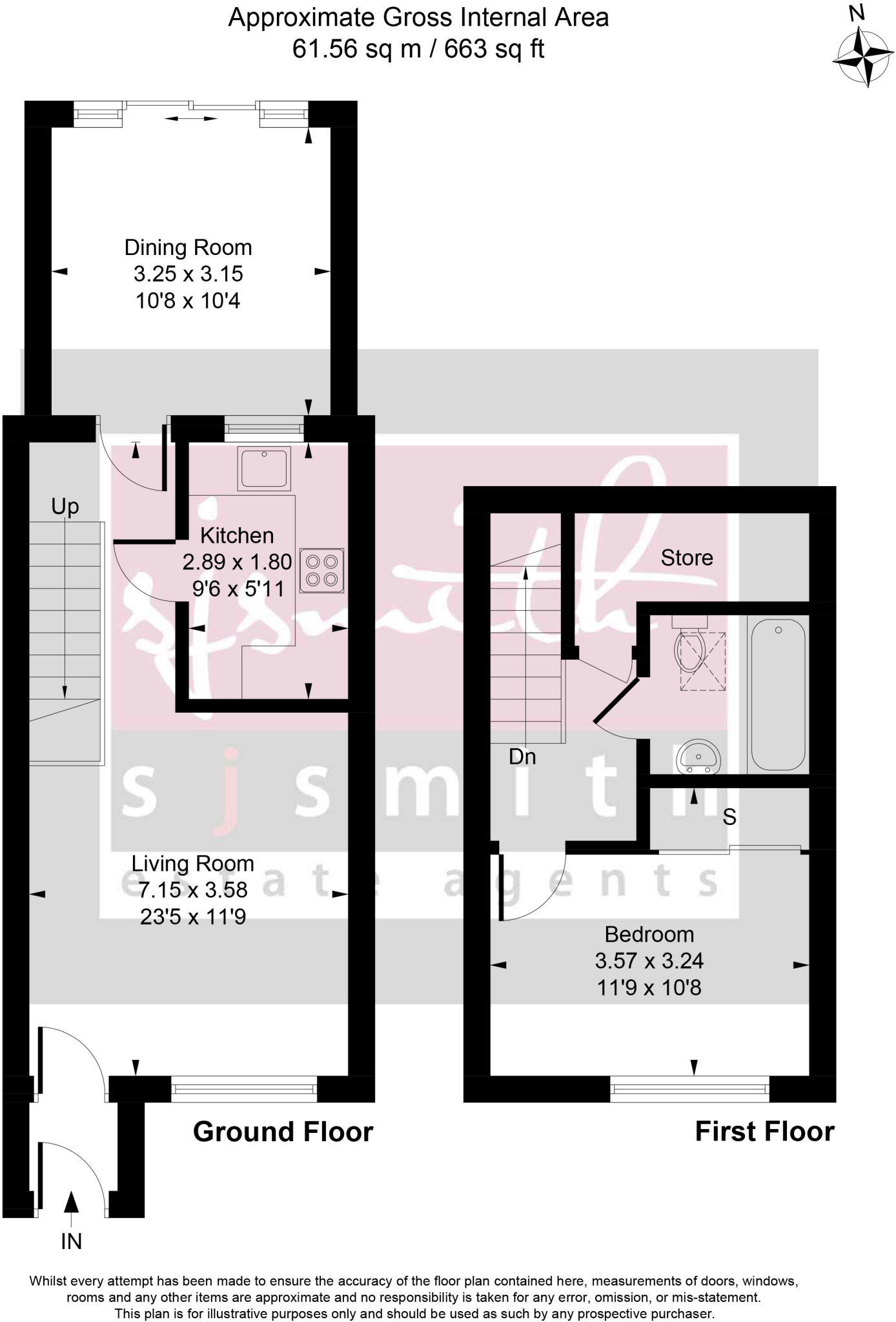 Douglas Road, Stanwell, Staines-upon-Thames, Surrey TW19 floorplan