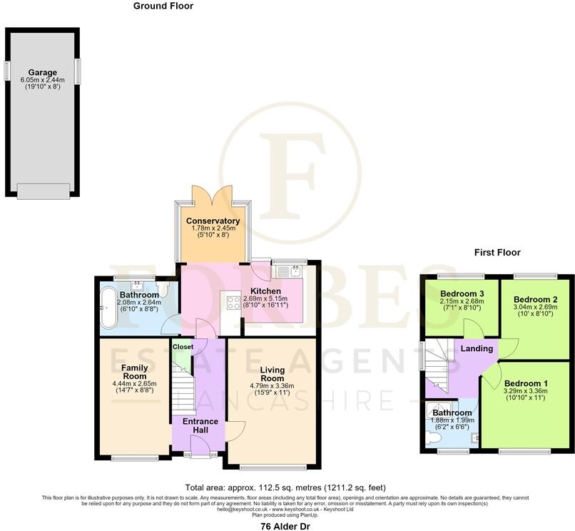 Alder Drive, Hoghton, PR5 floorplan