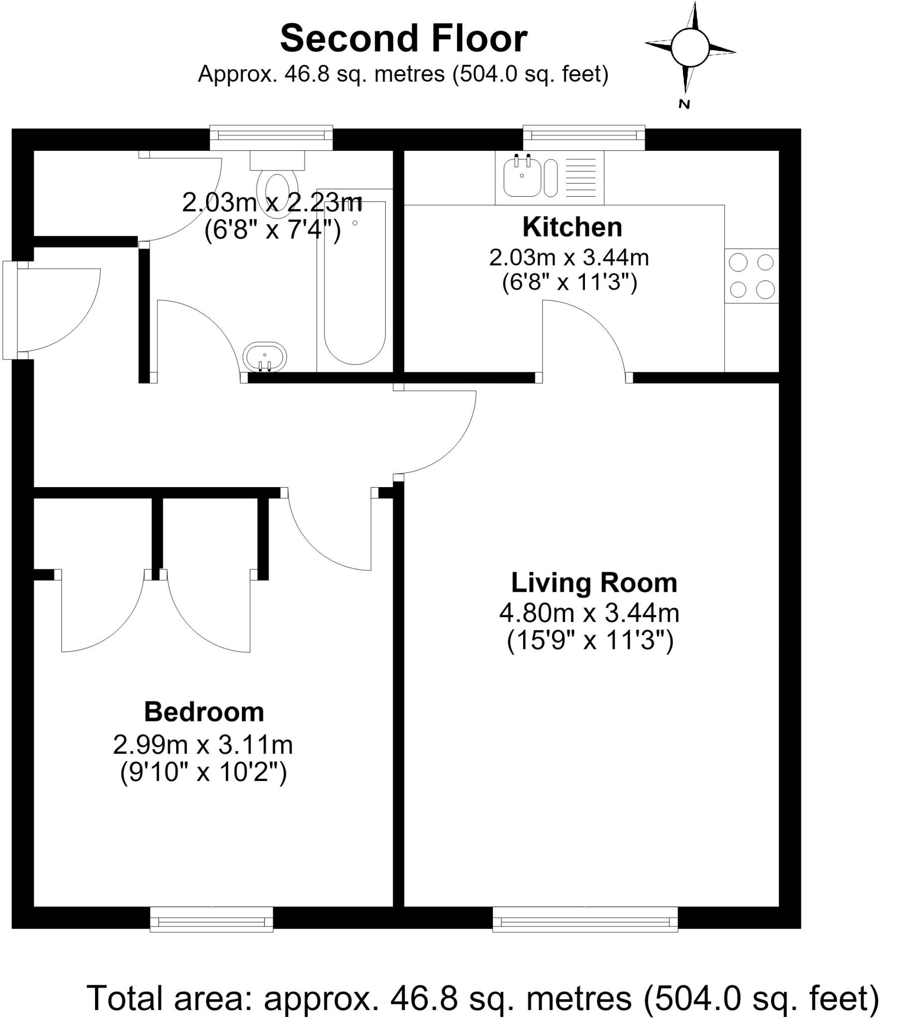 Maxwell Place, Walmer, Deal, Kent, CT14 floorplan