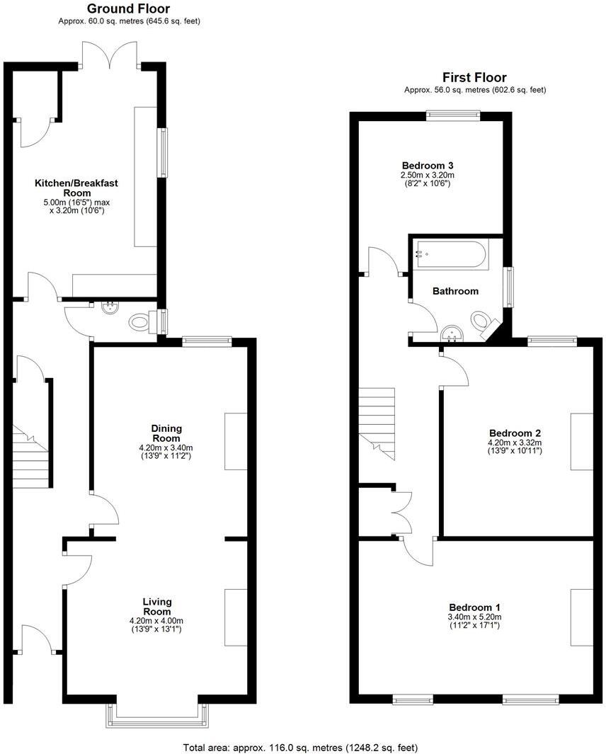 Bishop Street, Cherry Orchard, Shrewsbury floorplan