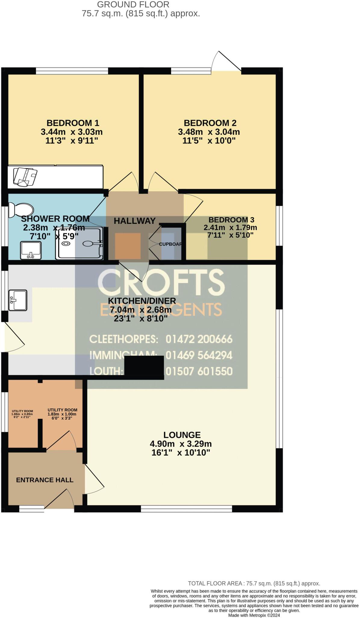 Carlton Close, Cleethorpes floorplan