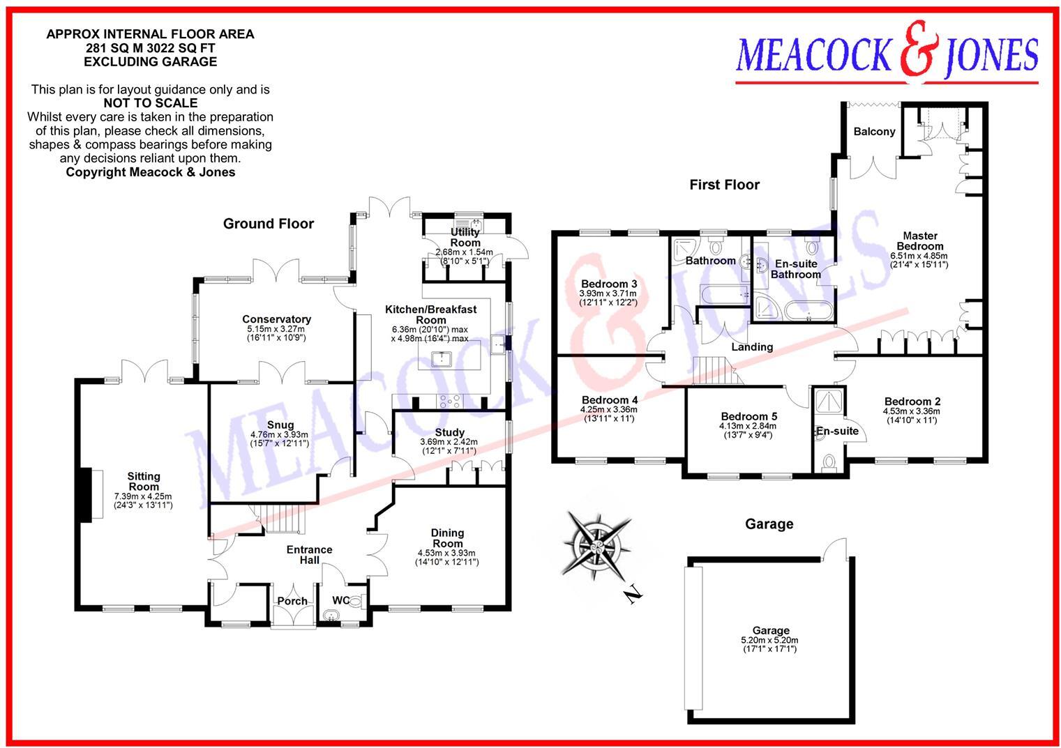 Mount Avenue, Hutton Mount, Brentwood floorplan