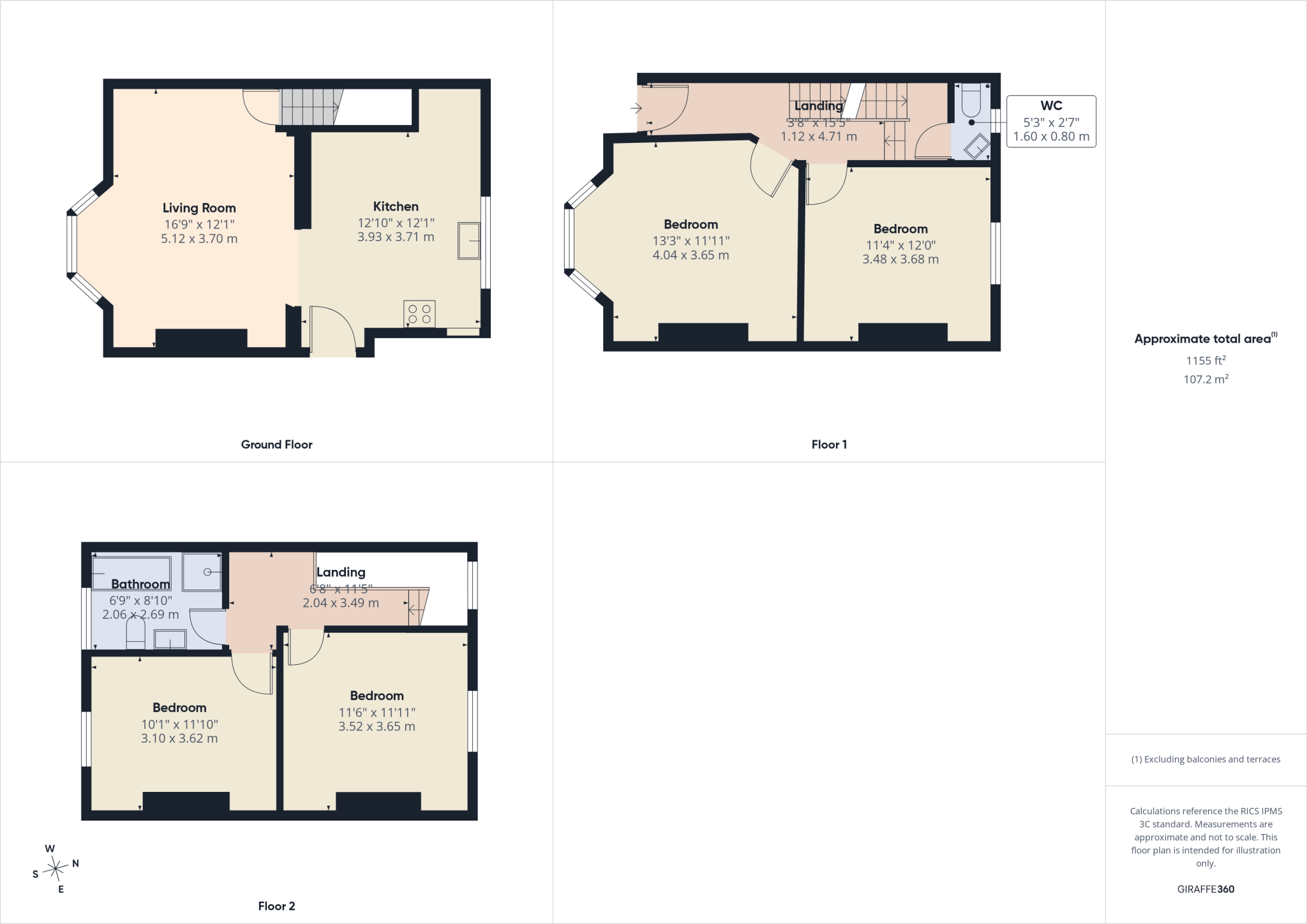Cheriton Road, Folkestone floorplan