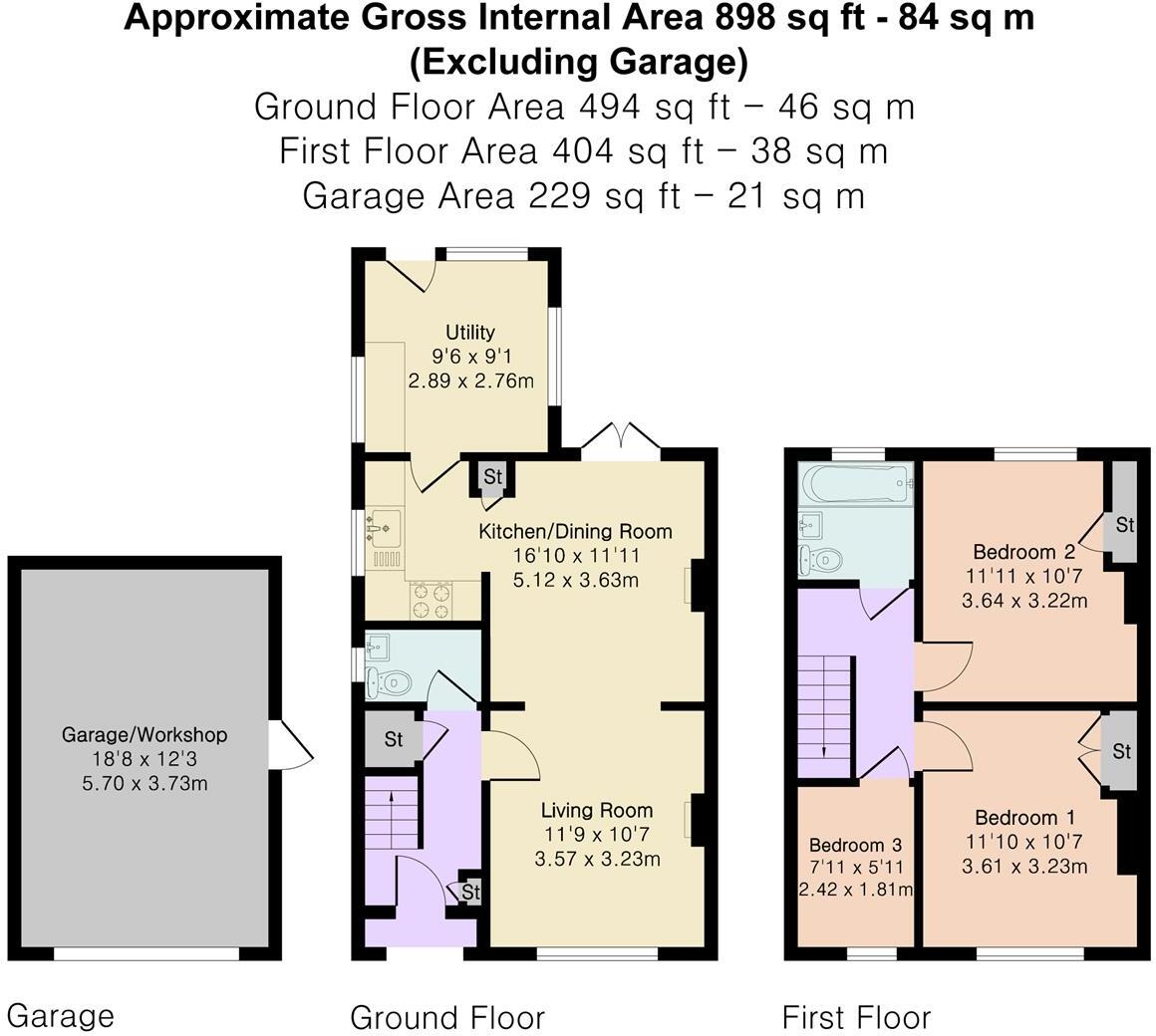 White Dirt Lane, Clanfield, Waterlooville floorplan