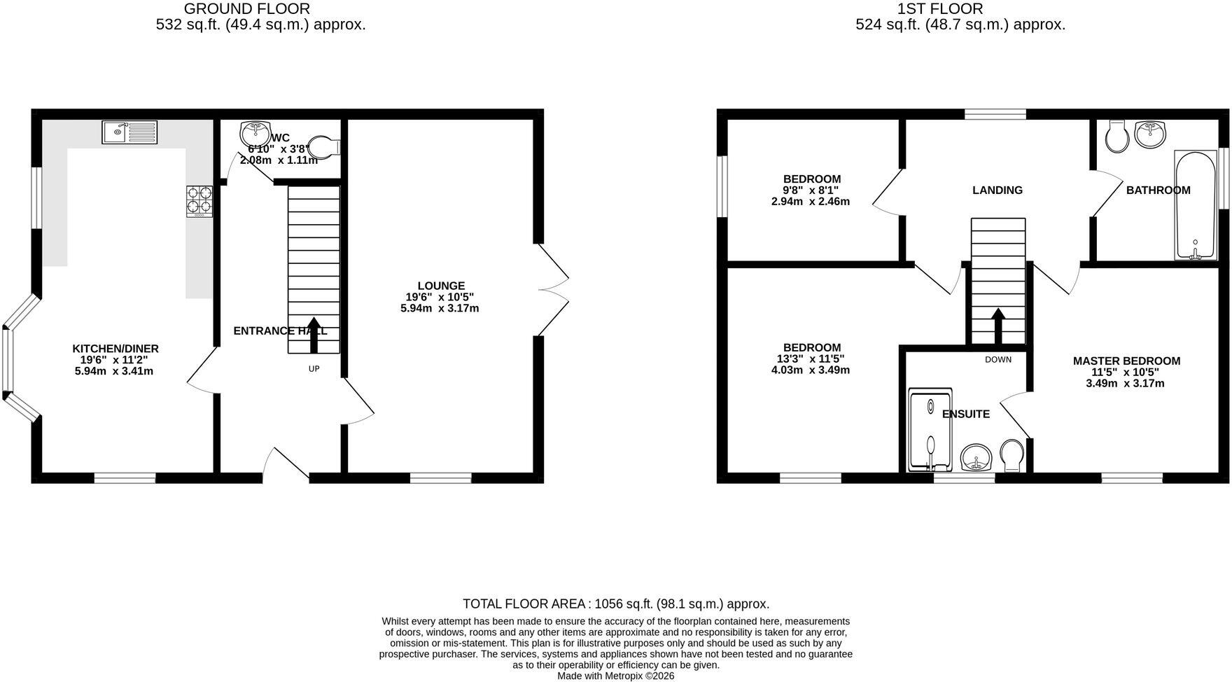 Fylingdales Avenue, Shortstown, MK42 floorplan