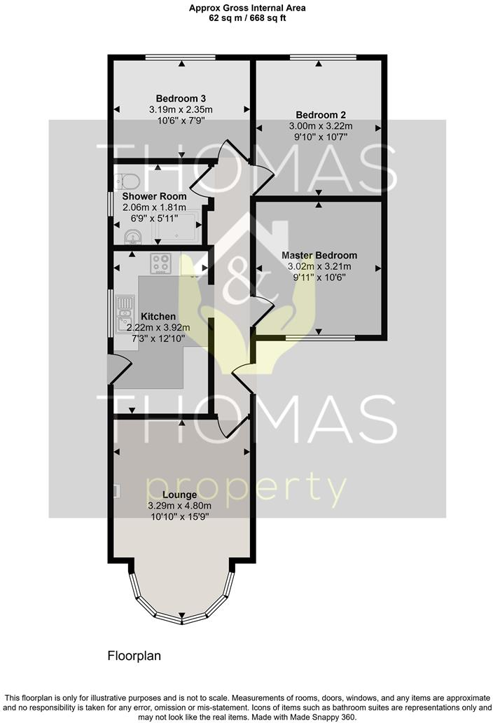 Rodney Close, Longlevens floorplan