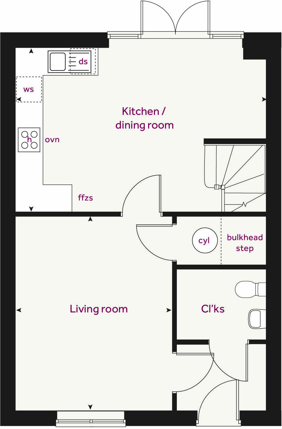 Easterside Avenue,
Great Haddon,
Peterborough,
PE7 7BH floorplan