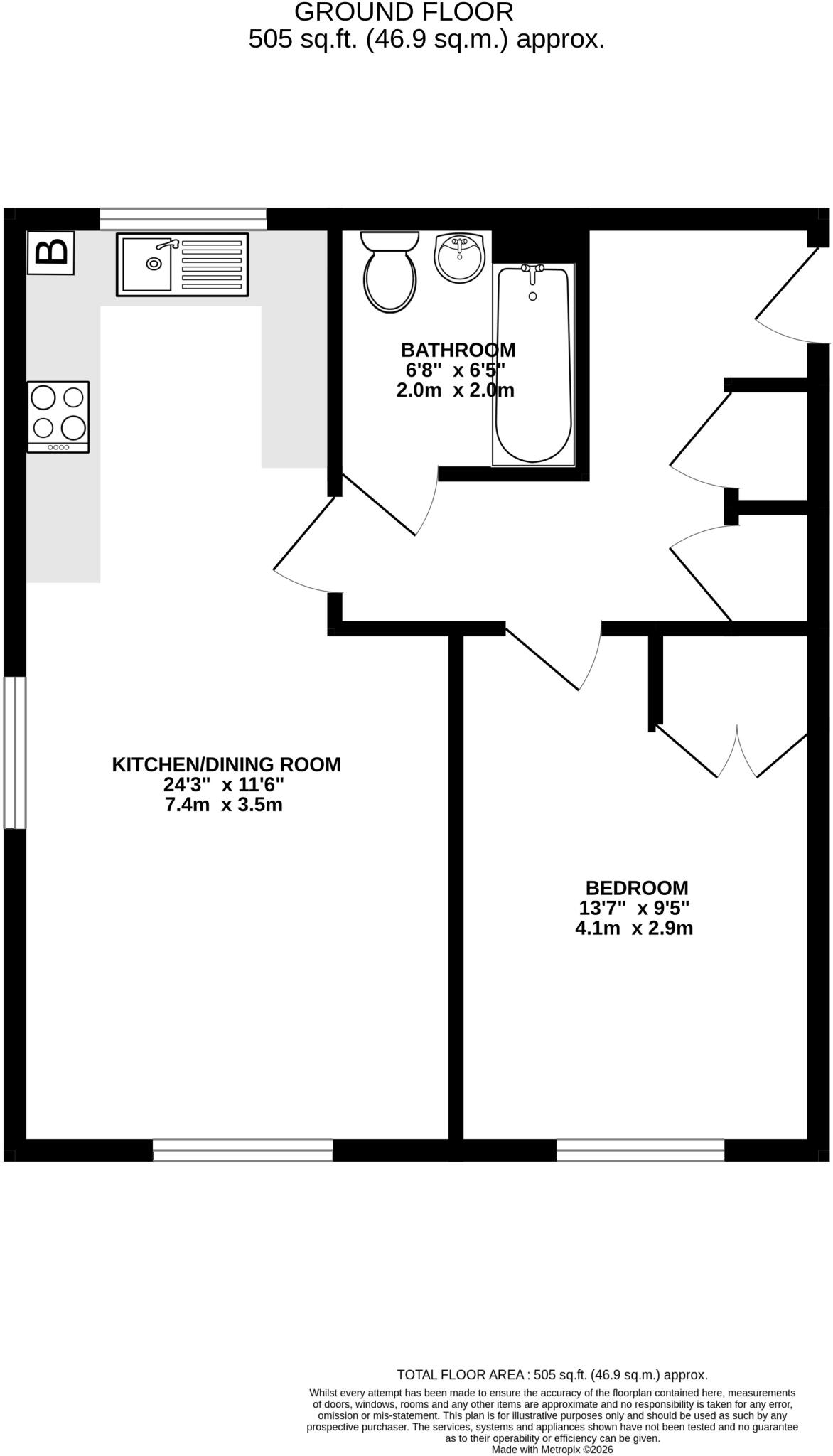 The Crescent, Salisbury, Wiltshire, SP2 floorplan