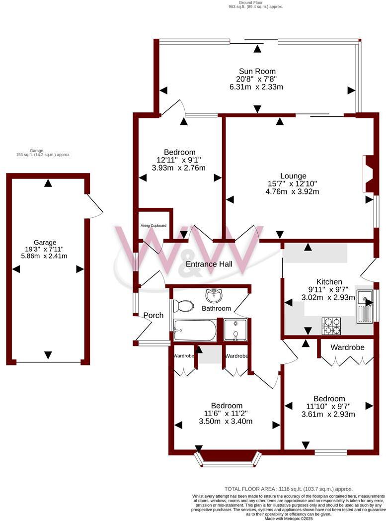 Robin's Meadow, Titchfield Common floorplan