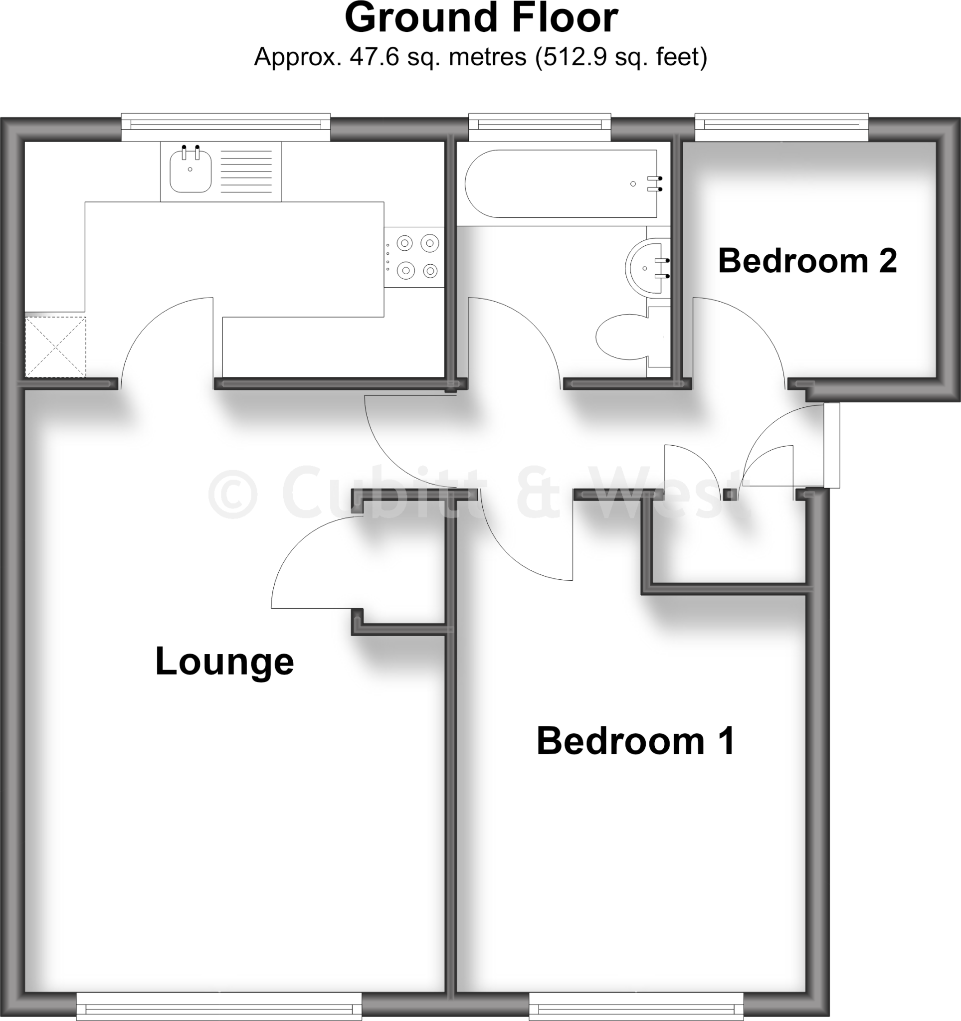 Holmesdale Road, North Holmwood, Dorking, Surrey floorplan
