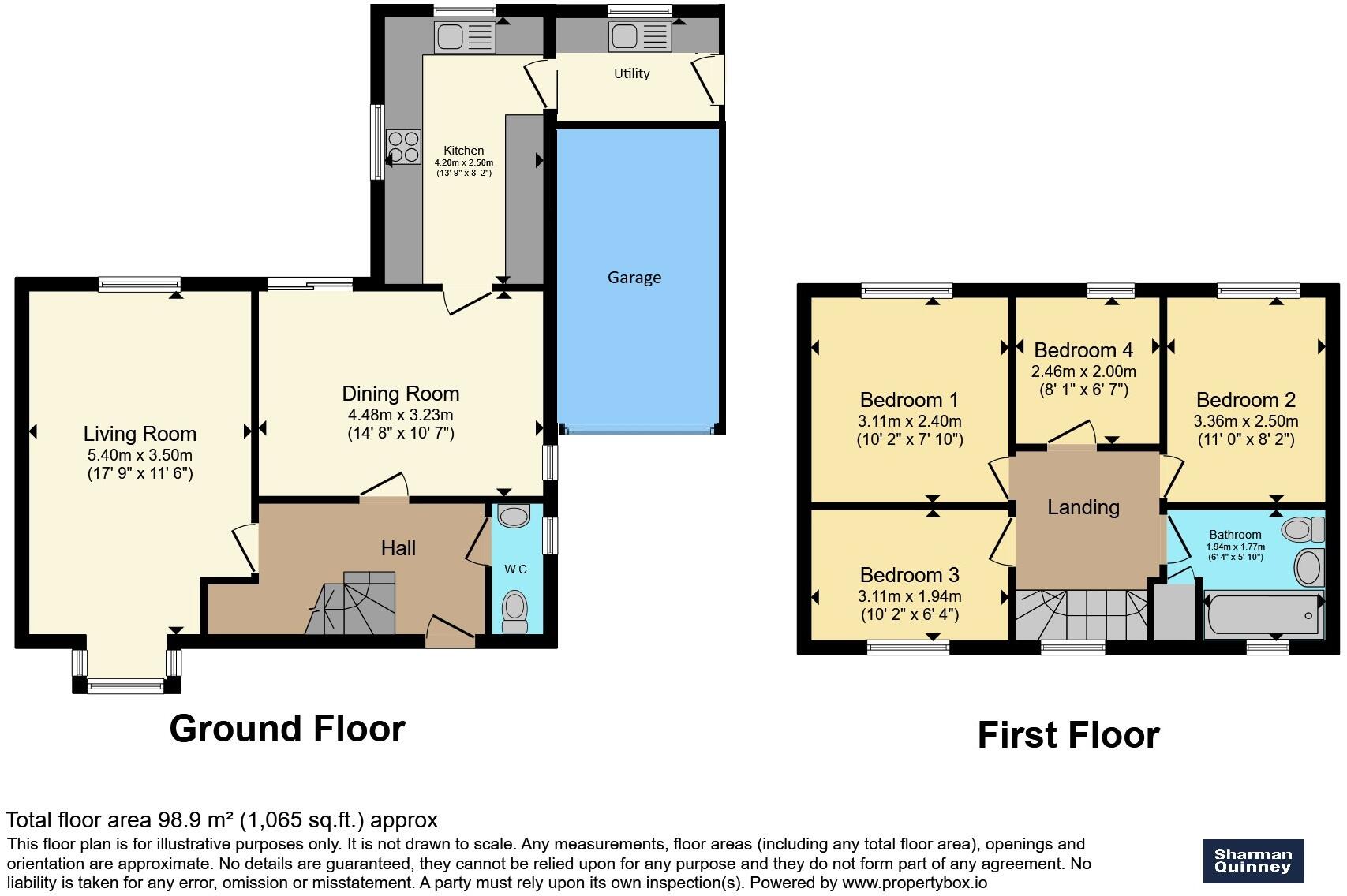 Campbell Drive, Peterborough floorplan