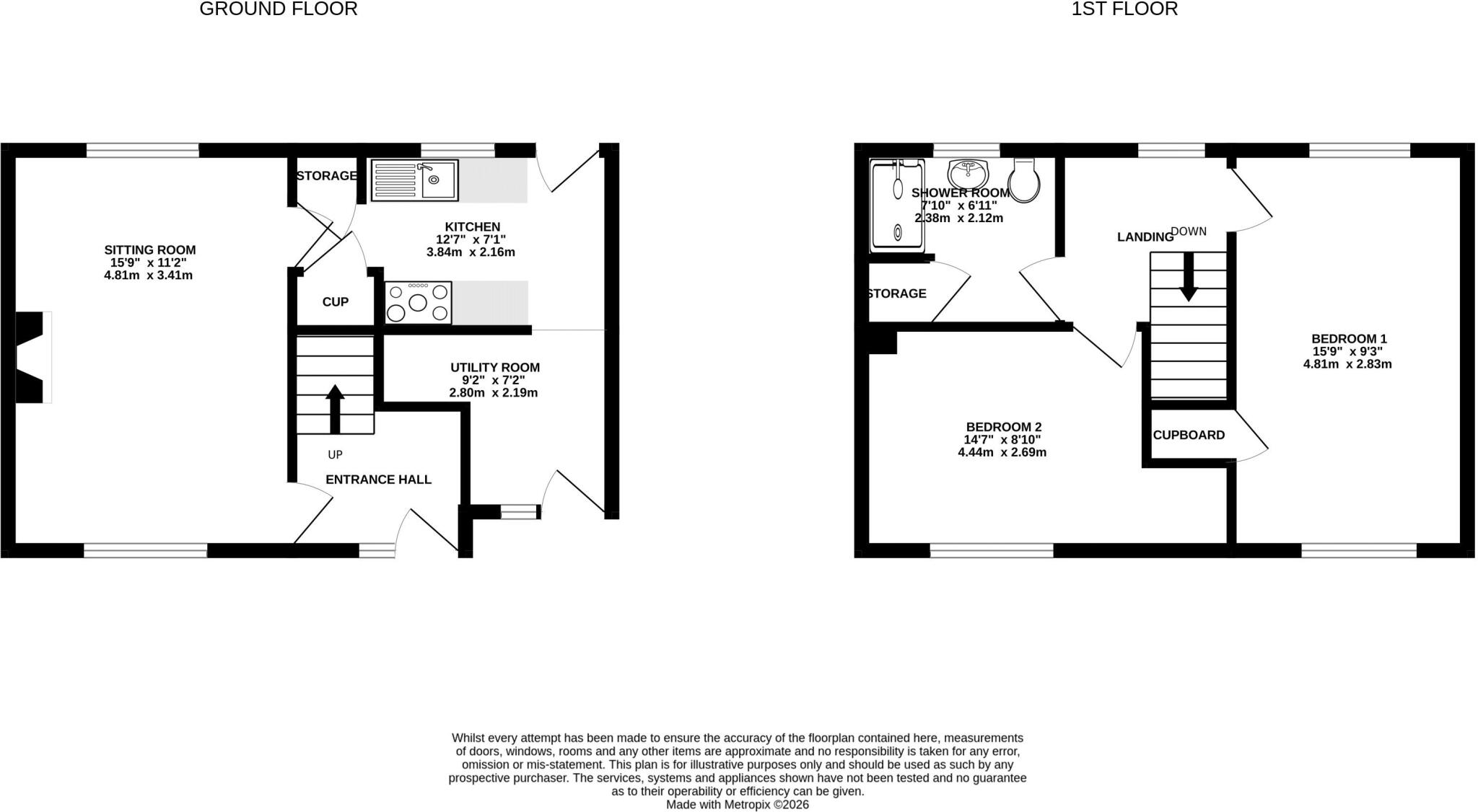 Wordsworth Road, Weston super Mare - FIRST TIME BUYERS floorplan