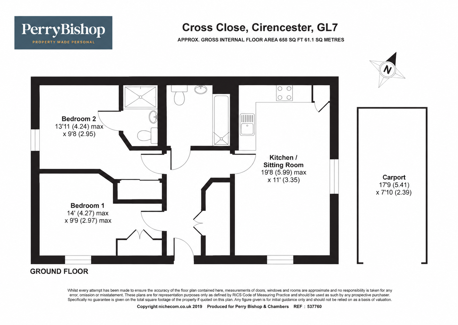 Cross Close, Cirencester, Gloucestershire, GL7 floorplan