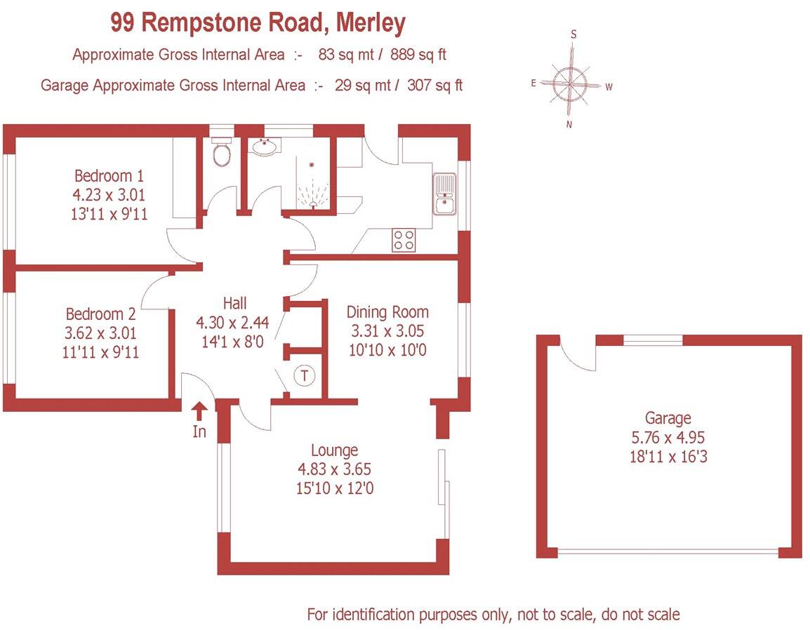 Rempstone Road, Wimborne, Dorset, BH21 floorplan