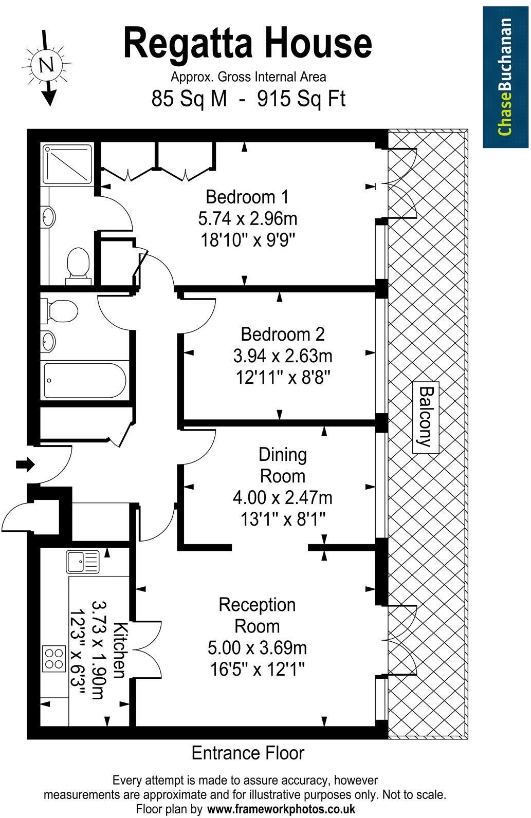 Regatta House, Teddington floorplan