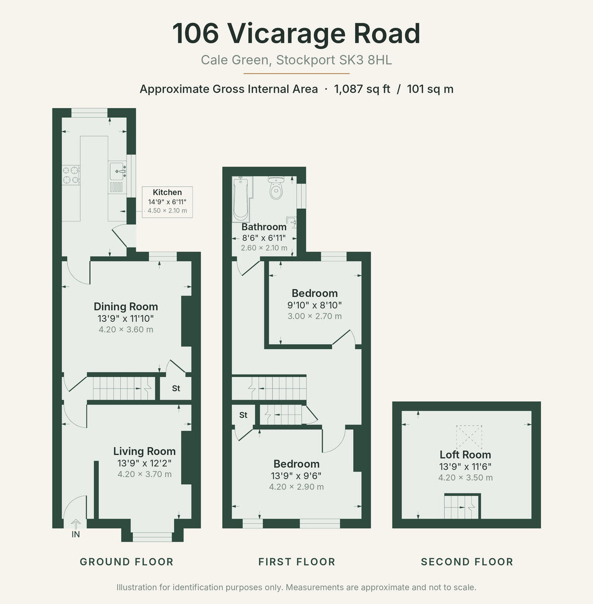 Vicarage Road, Stockport, SK3 floorplan
